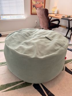 Large Bean Bag Chair Sage Green