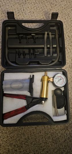 Brake Bleeder and Vacuum Pump Kit