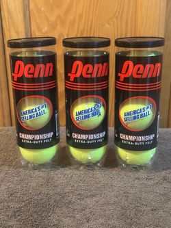 Brand New Penn Championship Tennis Balls - $10/can