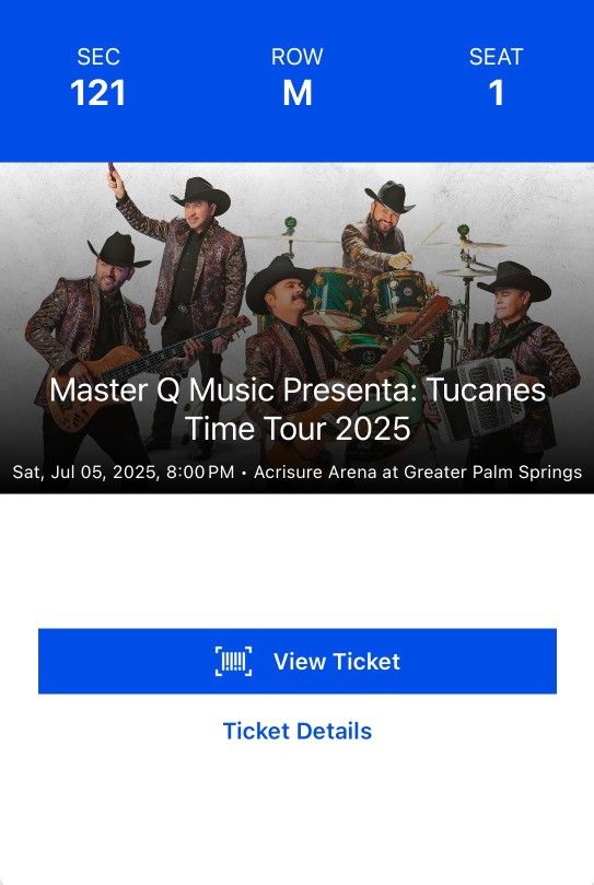 Tucanes Time Tour 