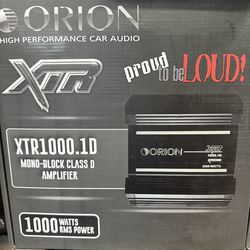 Orion xtr amplifer
