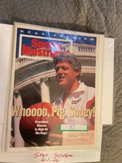 Sports Illustrated March 21, 1994 Bill Clinton!!!