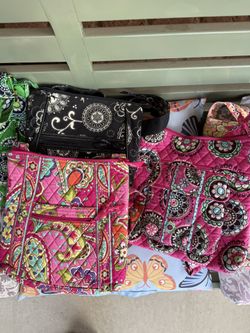 8 Vera Bradley Crossbody Handbags-vacation Ready