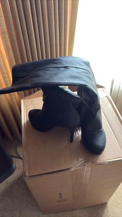 Black Boots Knee High