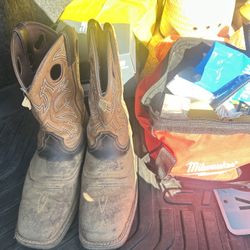 Durango Work Boots Size 10