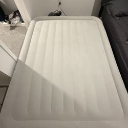 Airefina Air Mattress Full with Built in Pump for Guest Ungraded Blow Up Inflatable Mattress Type-0 Technology Air Coil 18" Full Size