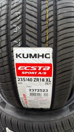 Kumho Ecsta Sport A/S 235/40ZR18 XL Tire