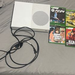 Xbox One With 4 Games 