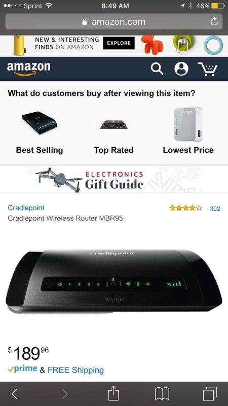 Cradlepoint router