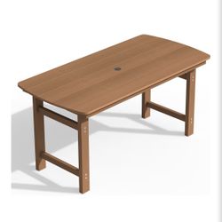 Outdoor dining table