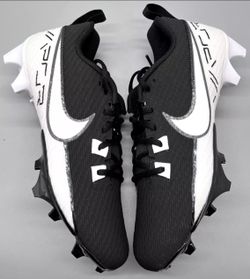 Brand New Nike Vapor Edge Speed 360 2 Black White Football Cleats Men Sizes 7, 7.5, 8, 8.5, 9, 10