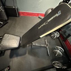 Fitness Reality Adjustable Weight Bench, Press