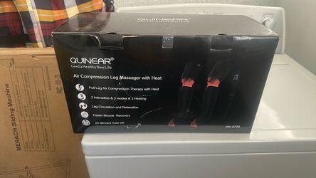 Compression leg massager