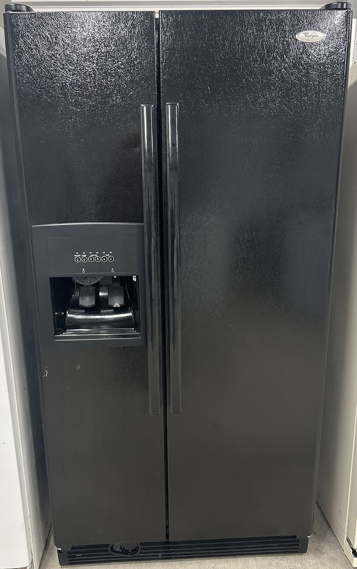 Whirlpool Black Side By Side Fridge