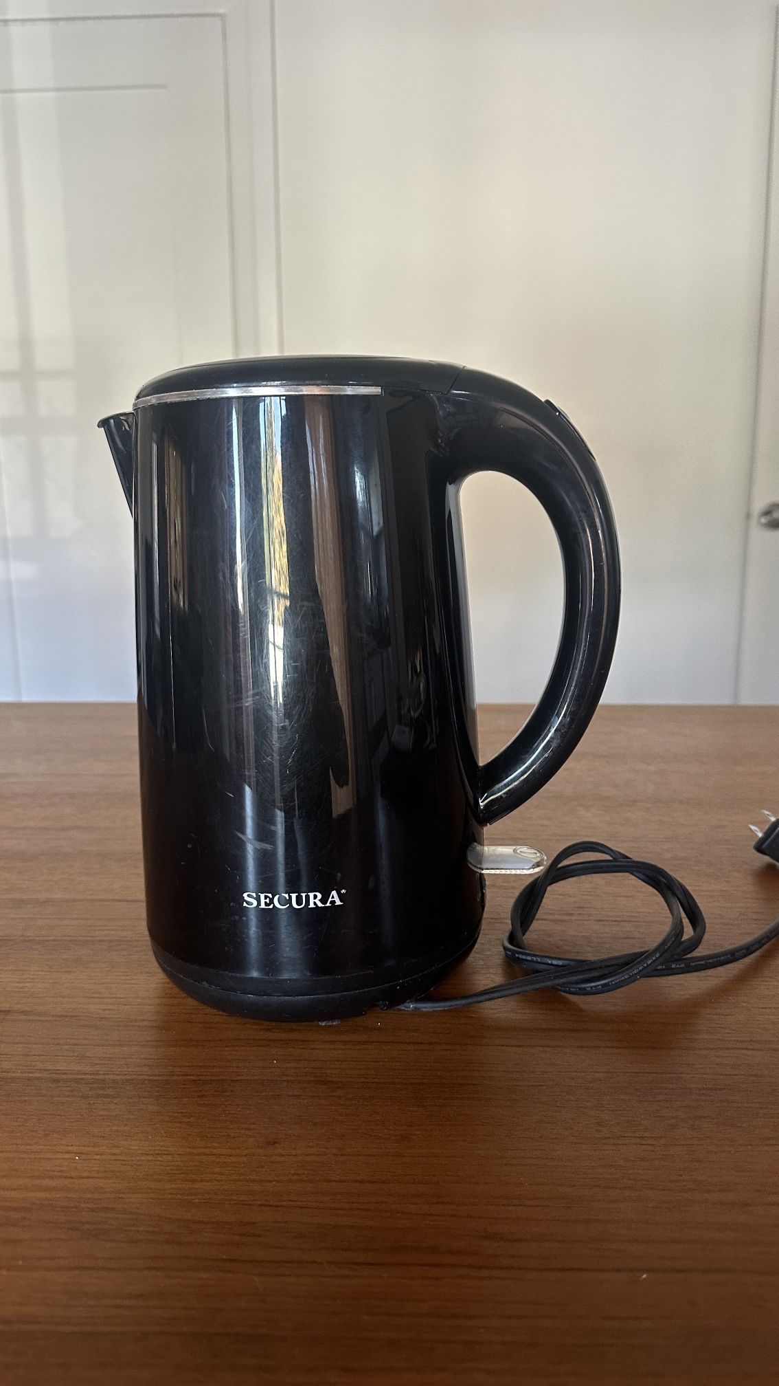 Secura SWK-1701DB Electric Water Kettle 1.8 Quart, Black Onyx
