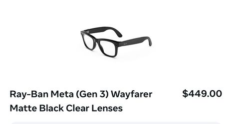 Meta glasses