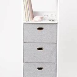 Dormify Rolling Storage Nightstand for Dorm
