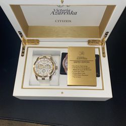 LIMITED EDITION Citizen Azarenka Gold plated watch