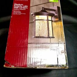 Brand New Home Decorators Medium Exterior LED Wall Lantern. Firm on the Price!
