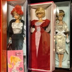 Silk Tone Barbie Dolls Perfect In Box 150 Each