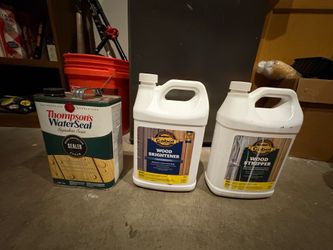 Wood seal, brightener and stripper