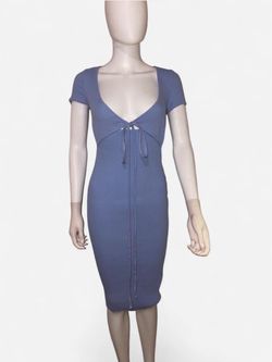 Zara ribbed knit midi dress