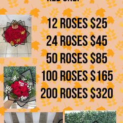 Sale Week For Red Bouquets 