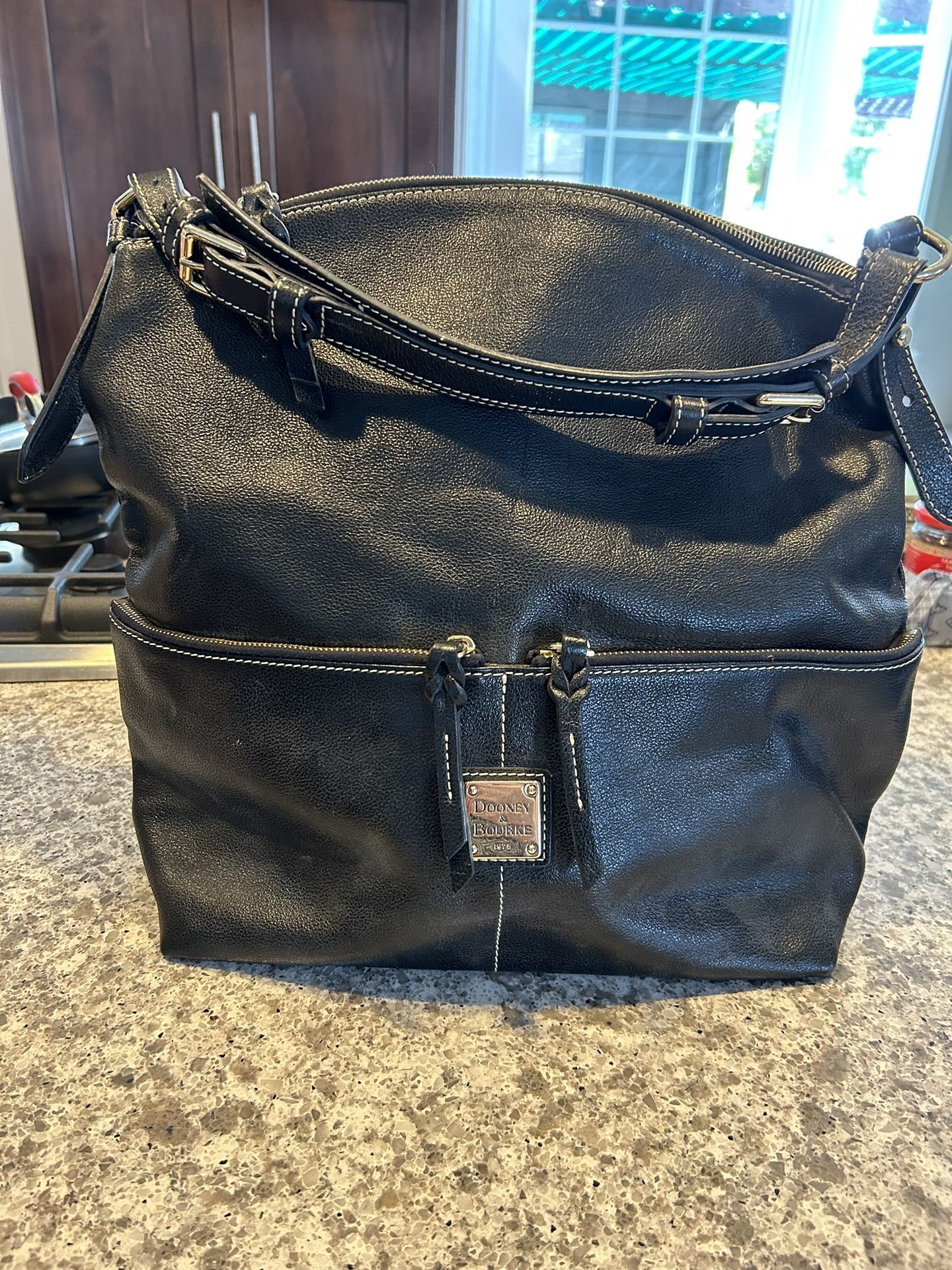Dooney & Burke Black Leather Purse
