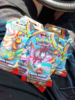 Chaos rising booster blister packs 60 available  pokemon cards