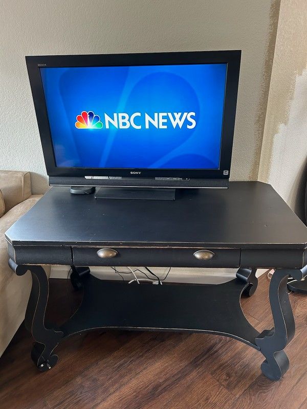Antique Parlor Table/Desk Circa 1900 - Charcoal