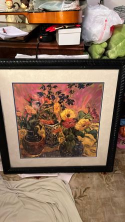 Print Large- “Zinnias” by Jay Dougal