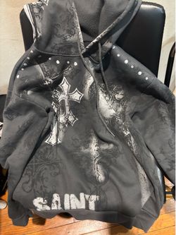Saint grey hoodie