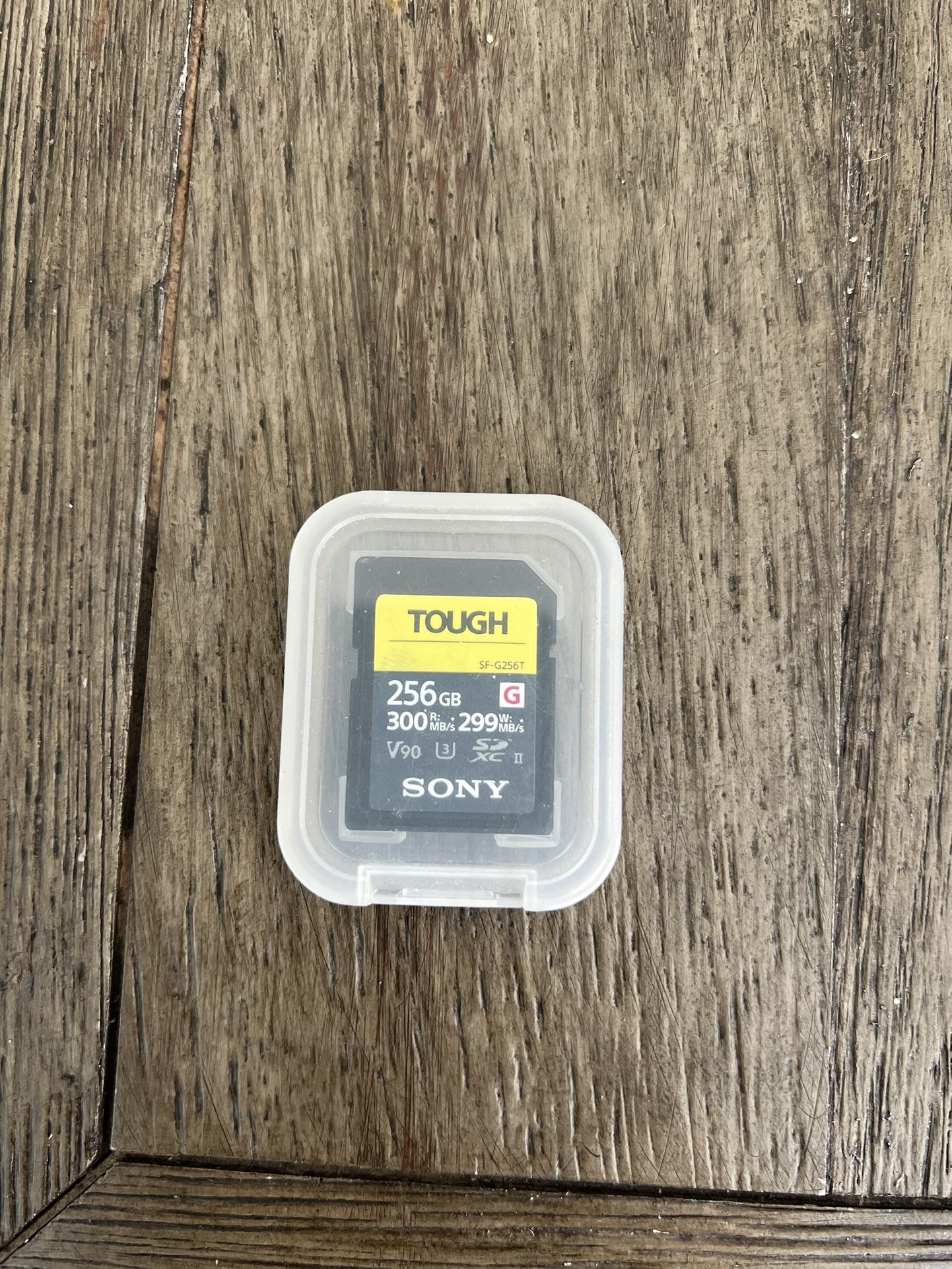 Sony Tough G Series SDXC UHS-II Memory Card 256GB