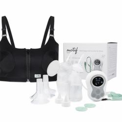 Motif Duo Double Electric Breast Pump With Hands Free Pumping Bra - NEW