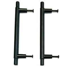 NEW! 2 PK- 5” Black Cabinet Drawer Pulls