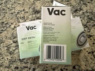 NEW Dirt Devil F15 HEPA Media Vacuum Filters