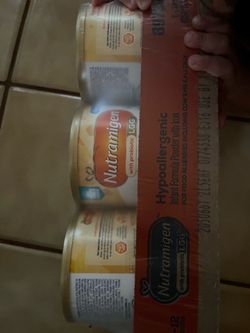 Baby formula four cases six tubs in each case