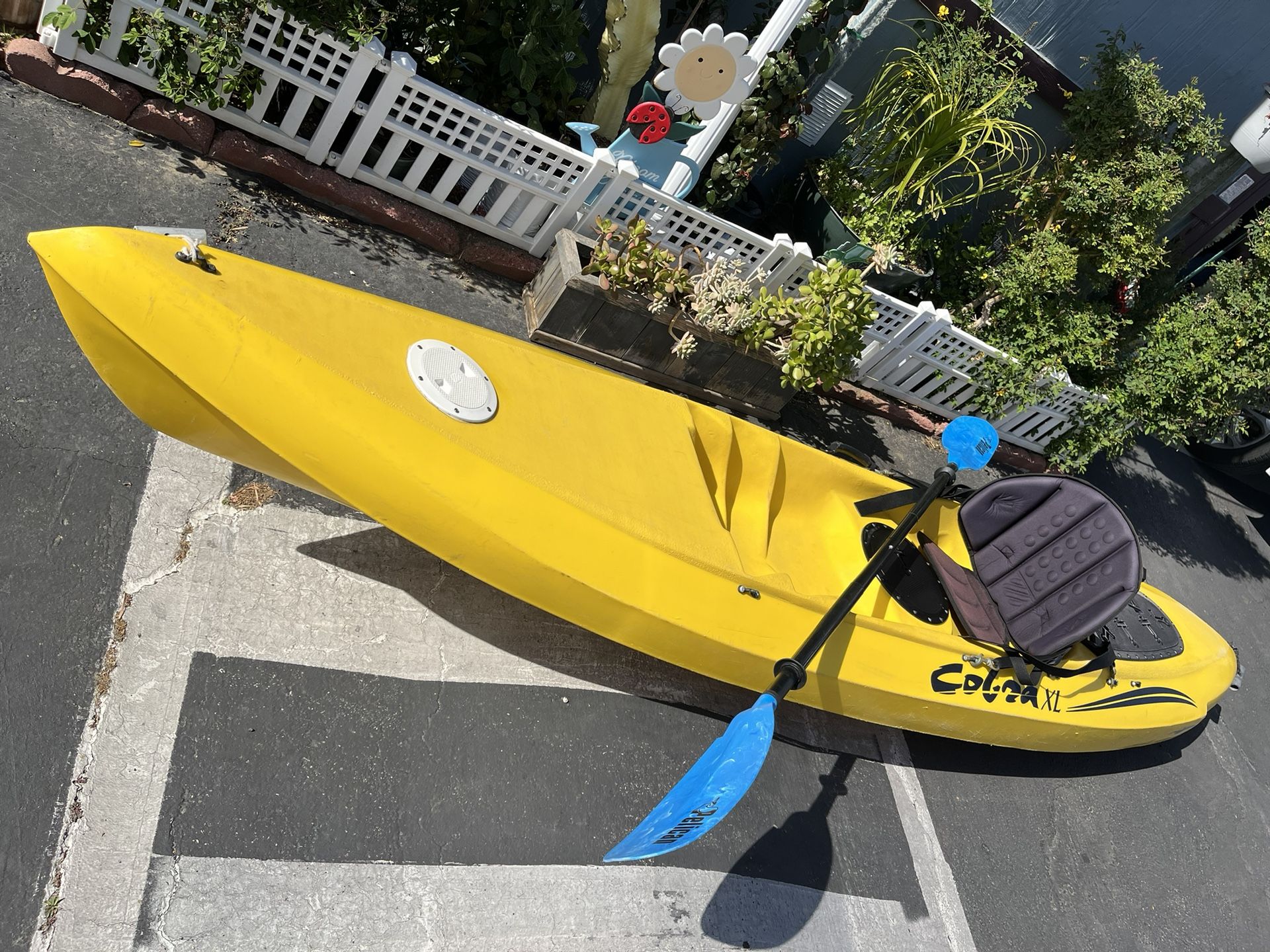 12 Ft Cobra XL Have 2 Large Storages Come With Very Comfortable Seat And Good Paddle Good Condition Ready For Summer Fun