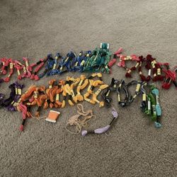 Large Lot Of Neddle point/ friendship bracelet yarn. 