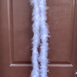 Halloween White Boa 6 Ft.