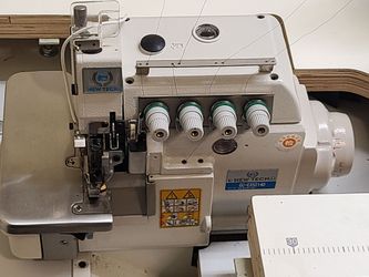 Commercial Serger overlock Sewing Machine 4 thread servo motor