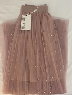 Pink Embellished Skirt