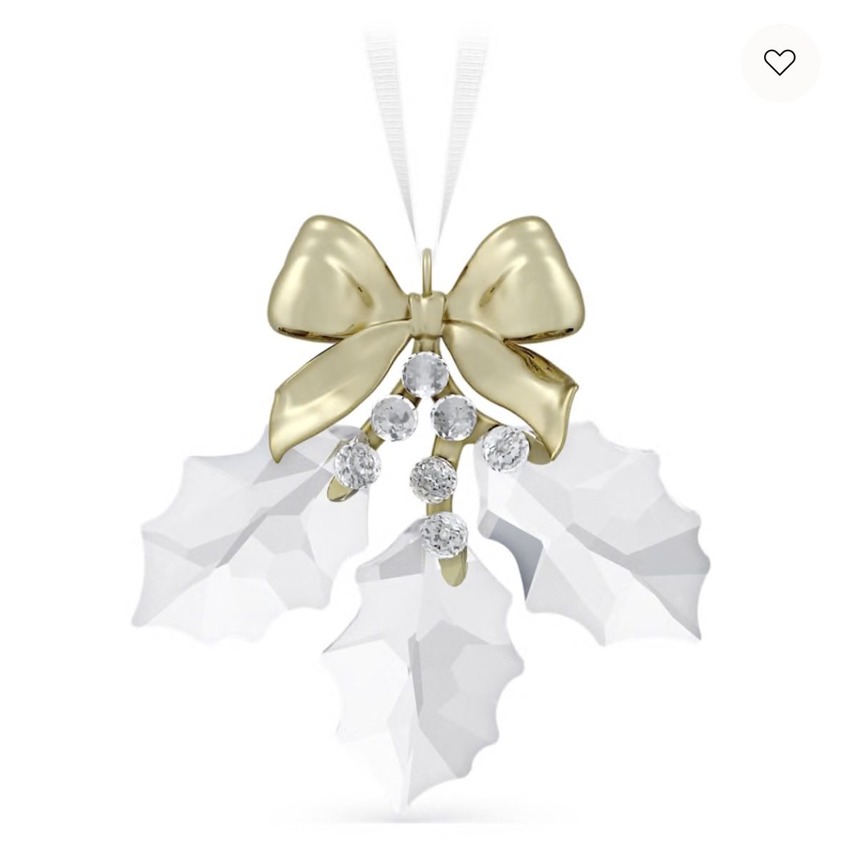 Swarovski Holiday Holly Ornament