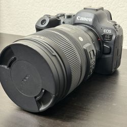 Canon EOS R6 Mark II Bundle – With Sigma 24-70mm f/2.8, EF Adapter, Haida CPL-VND Filter, & 3x Batteries