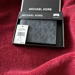 Blue Michael Kors Wallet