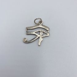 Sterling Silver Egyptian Eye Of Horus Charm For Protection 