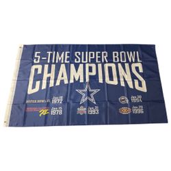 Dallas Cowboys 5x Super Bowl Champions 3×5 FT Flag