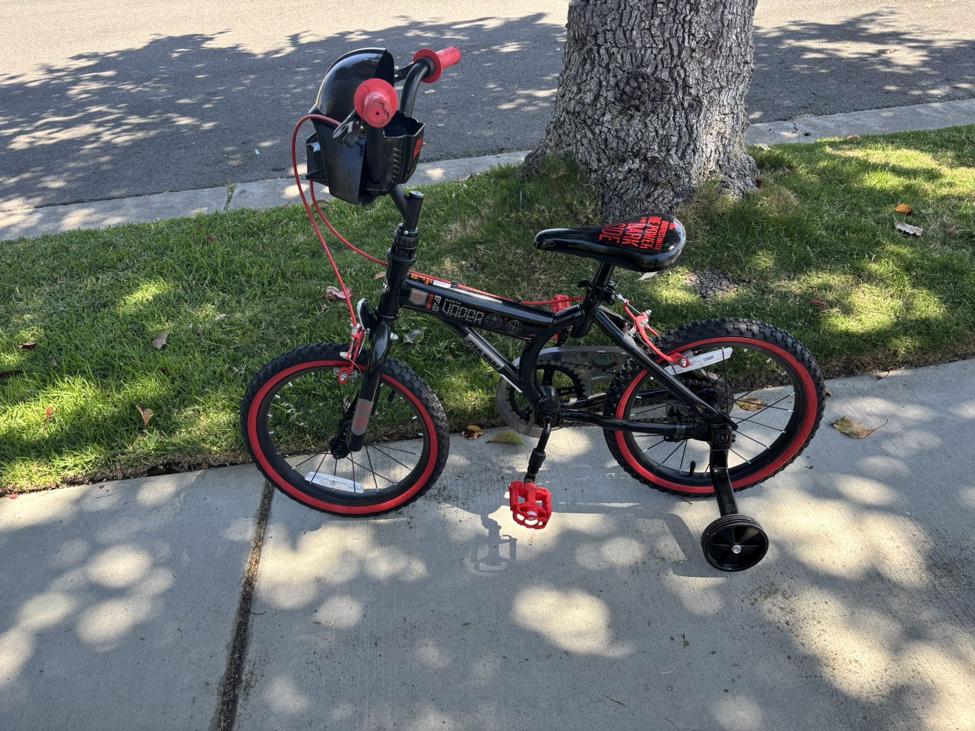 Darth Vader Bike With Training Wheels