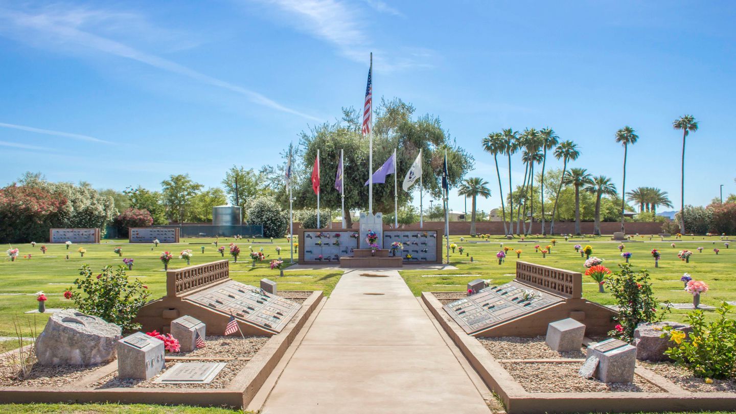 Valley Of The Sun Cemetery In The Veterans Garden Of Honor Burial Plot