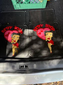 Betty Boop Rubber Car Floor Mats Set of 2
